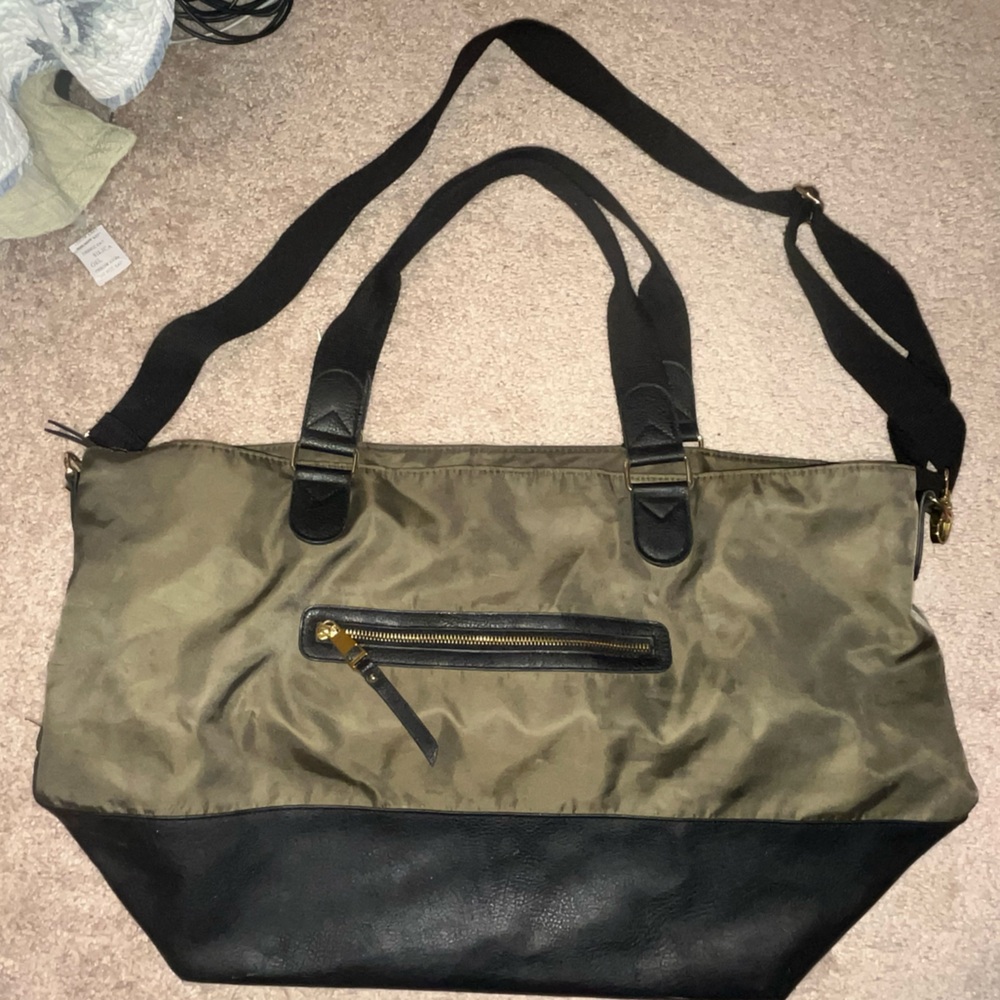 Madden Girl Olive Green Large Weekender Bag